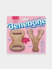 Benebone-pack-2-jouets-a-macher-pour-chiot-Dental-Chew-Wishbone