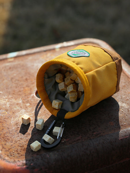 Sac à friandises pour chien - Town Cordura Jaune - Charlie's Backyard - inooko