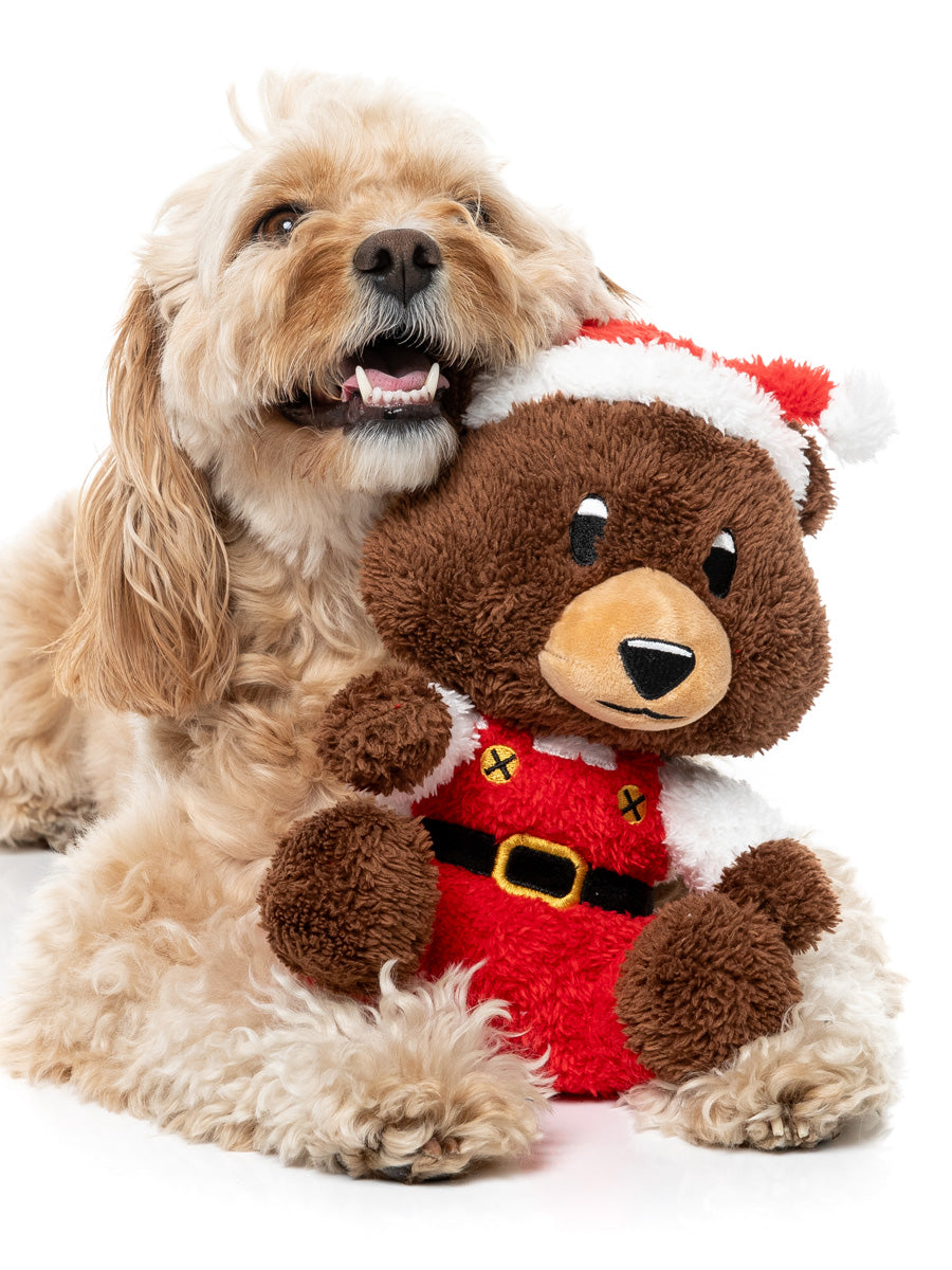 Fuzzyard-peluche-pour-chien-originale-pere-noel-ours