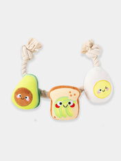  HugSmart-peluche-corde-chien-chiot-Toast-Egg
