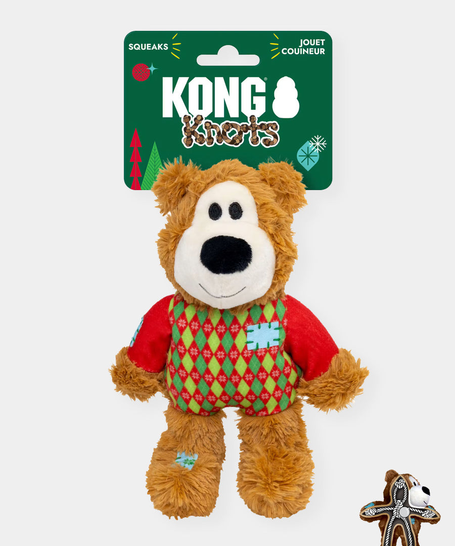 KONG-holiday-Jouet-peluche-pour-chien-Wild-Knots-Sweater-Bear-S