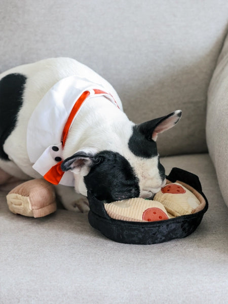 Jeu d'occupation pour chien - Pizza - Lambwolf Collective - inooko
