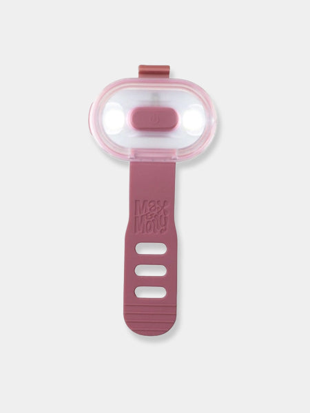 Max-Molly-lumiere-securite-visibilite-pour-chien-rose-poudre