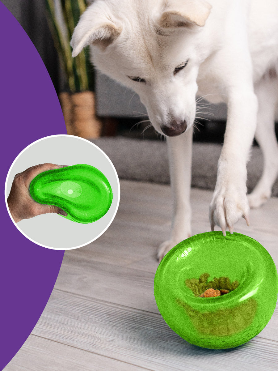 Outward-Hound-jouet-enrichissement-occupation-pour-chien-snoop-vert