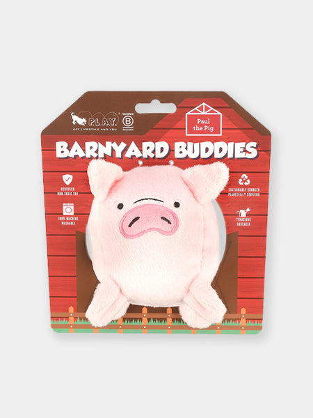 Pet-play-jouet-peluche-chien-balle-a-picot-Barnyard-Buddies-cochon