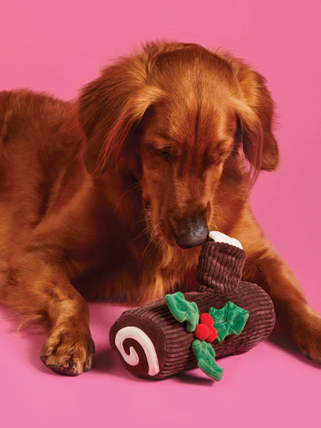 Jouet d'occupation pour chien - Bûche de Noël 🤶 - The Foggy Dog - inooko