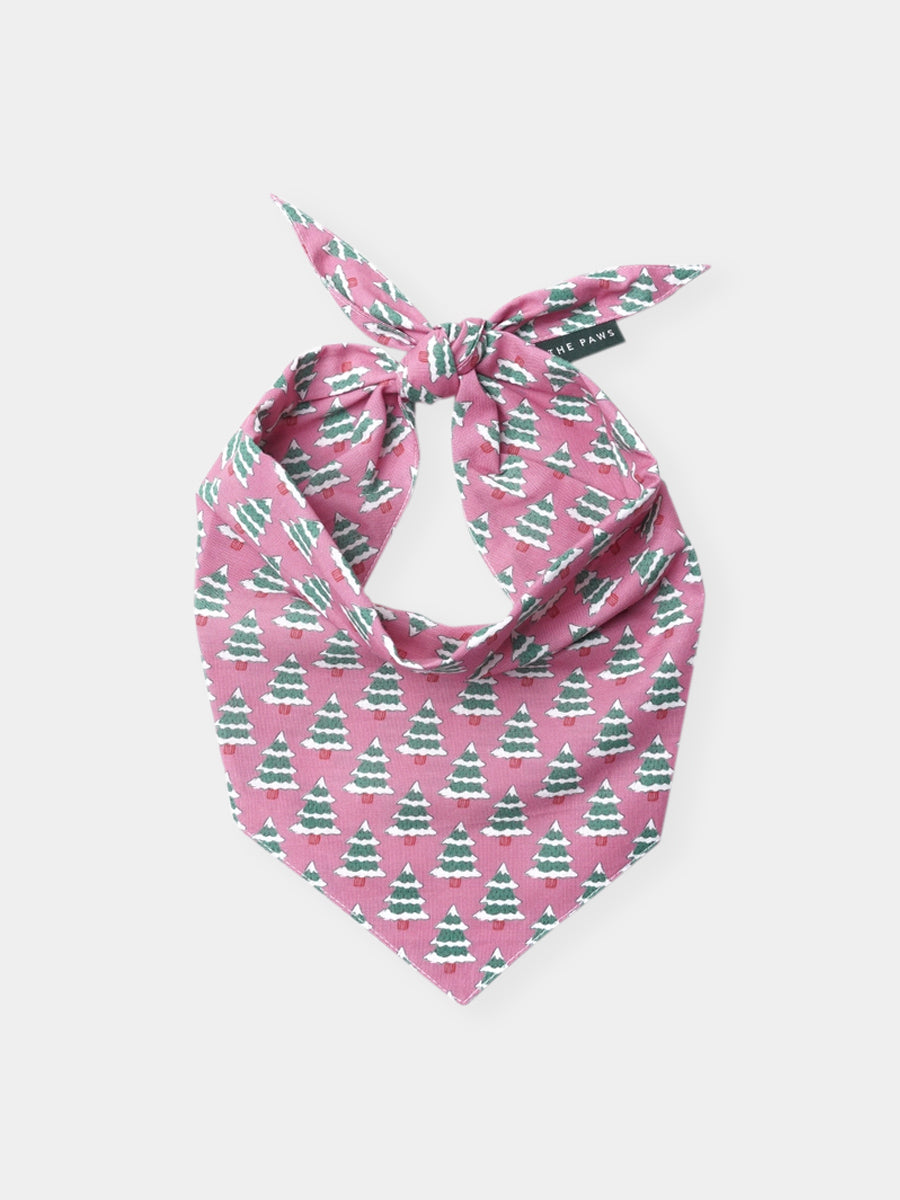 The-Paws-bandana-pour-chien-Pink-Alpine