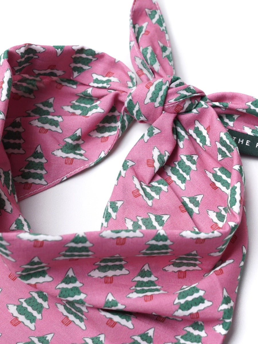 The-Paws-bandana-pour-chien-Pink-Alpine