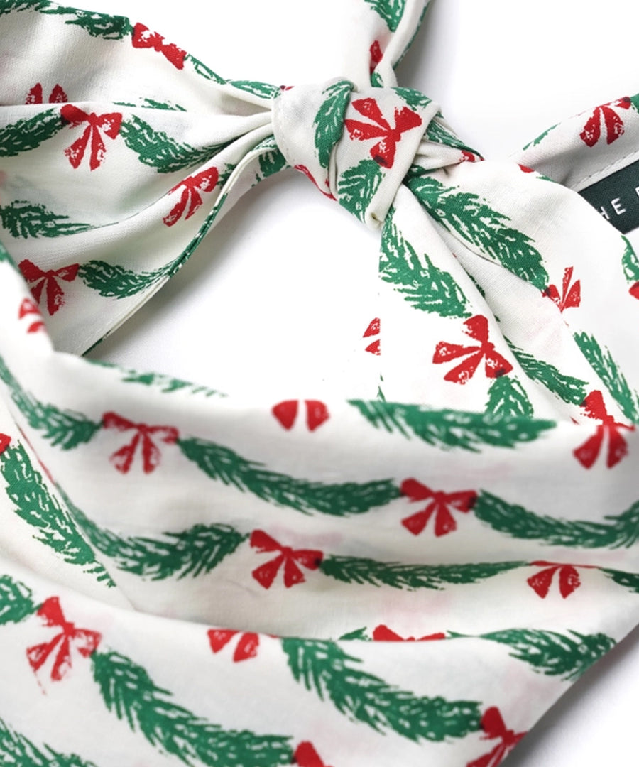 The-Paws-bandana-pour-chien-tinsel-noel