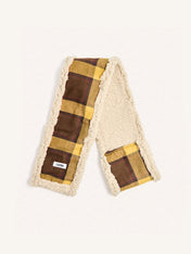 cafide-echarppe-pour-chien-premium-Mica-jaune-moutarde-Tartan