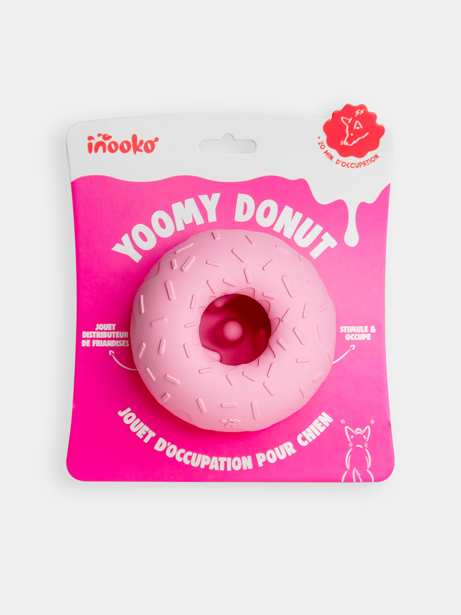 Jouet d'occupation pour chien - Yoomy Donut 🍩 - Rose