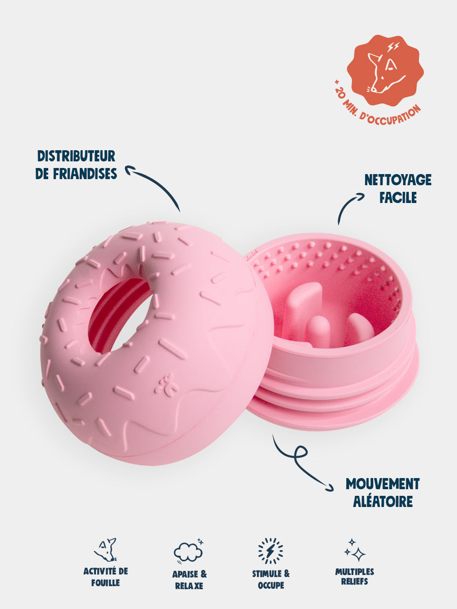 inooko-jouet-occupation-pour-chien-Yoomy-donut-rose-benefice