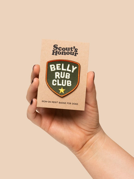    scout_s-honour-patch-thermocollant-pour-chien-Belly-Rub-club