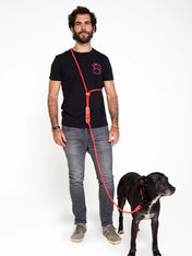 zee-dog-laisse-pour-chien-main-libre-reglable-Neon-Coral