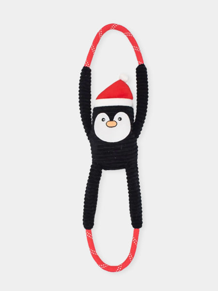 zippy-paws-peluche-pour-chien-corde-pingouin-noel