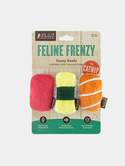 petplay Jouet pour chat à l'herbe à chat biologique sushi